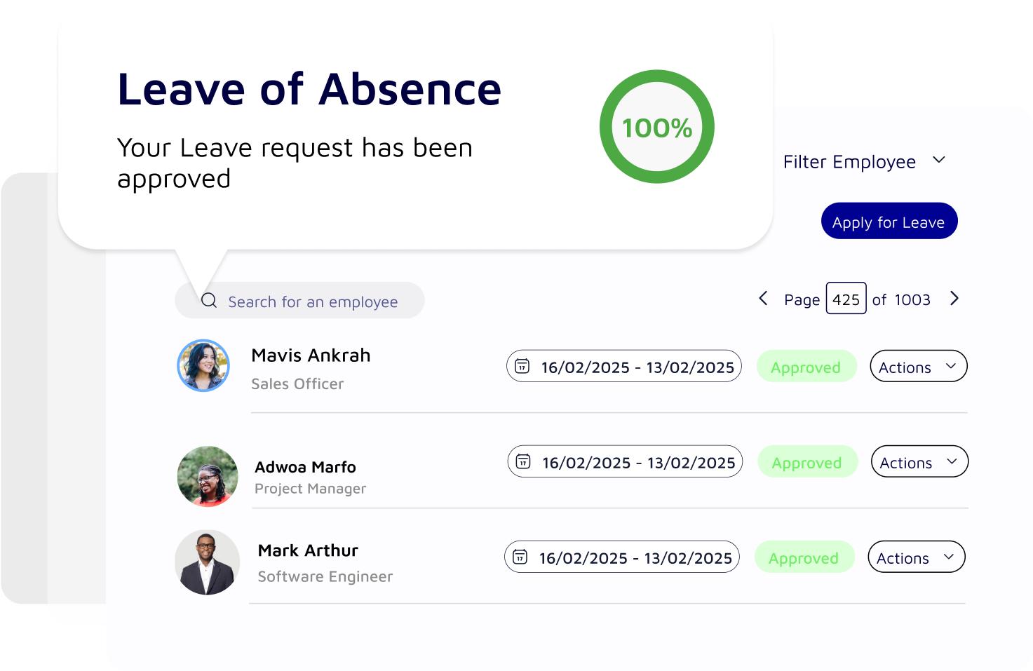 Leave of absence